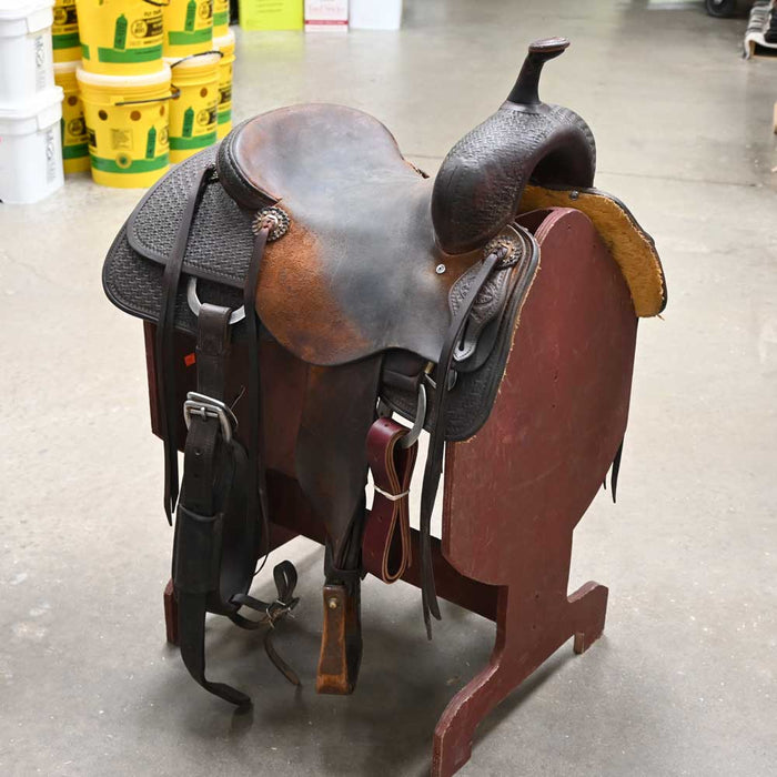 15" USED COWBOY COLLECTION CUTTING SADDLE Saddles - Used Cowboy Collection