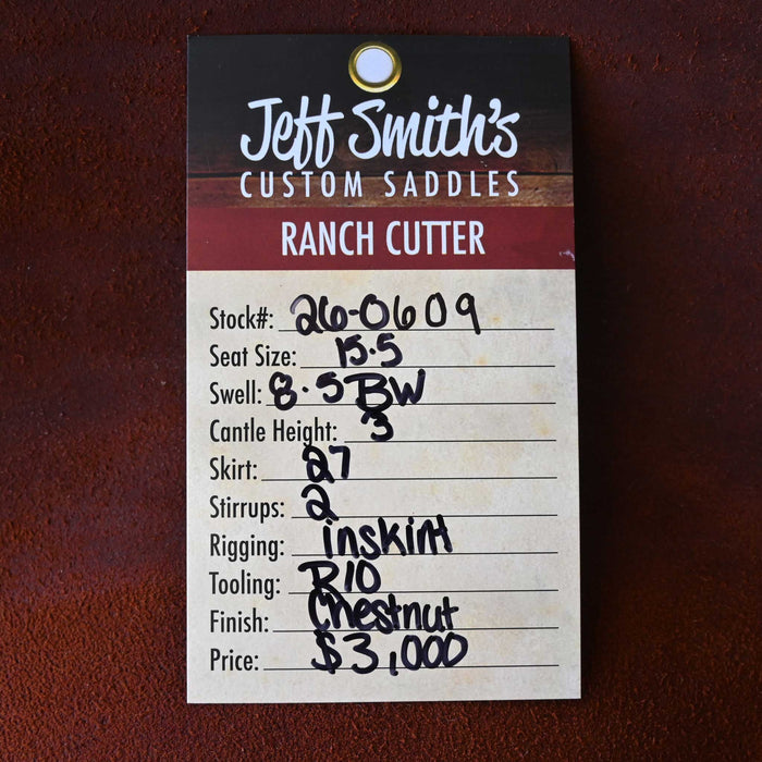 15.5" JEFF SMITH BUSTER WELCH RANCH CUTTER SADDLE