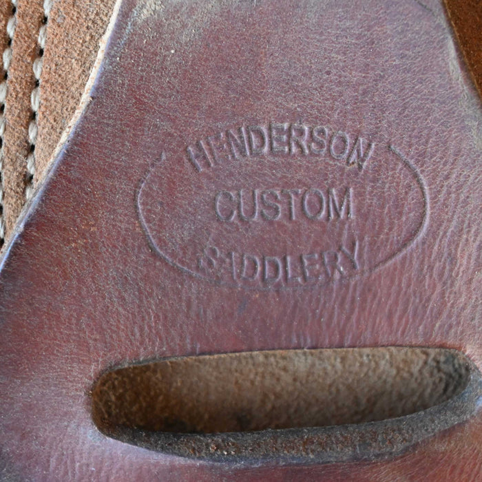 15" USED HENDERSON CUSTOM RANCH SADDLE