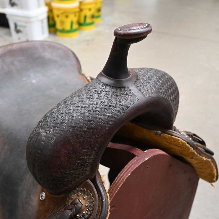 15" USED COWBOY COLLECTION CUTTING SADDLE Saddles - Used Cowboy Collection