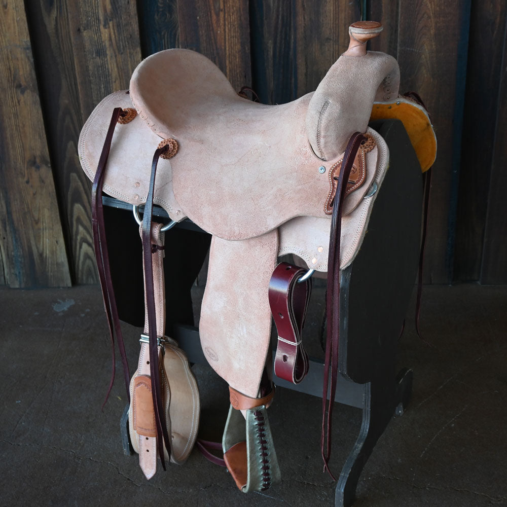 16" TESKEY'S STRIP DOWN RANCH SADDLE Saddles Teskey's Saddlery