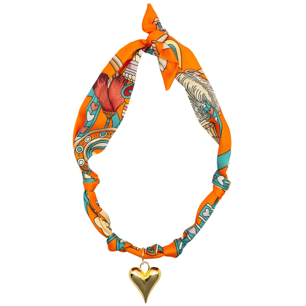 Happy Heart Scarf Necklace WOMEN - Accessories - Jewelry - Necklaces Gemelli