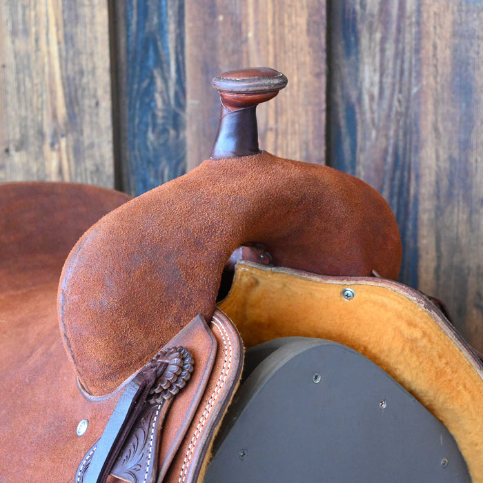 15.5" JEFF SMITH BUSTER WELCH RANCH CUTTER SADDLE