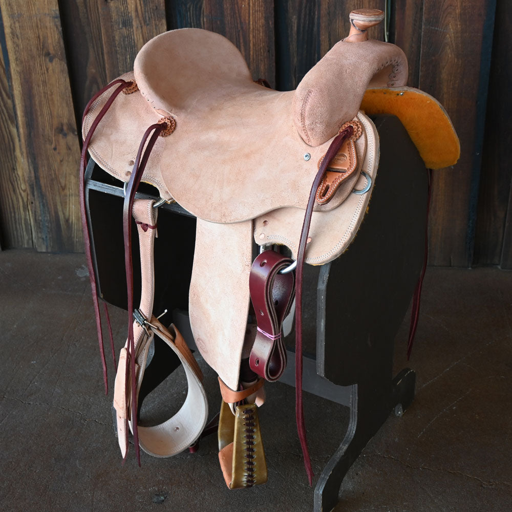 16" TESKEY'S STRIP DOWN RANCH SADDLE