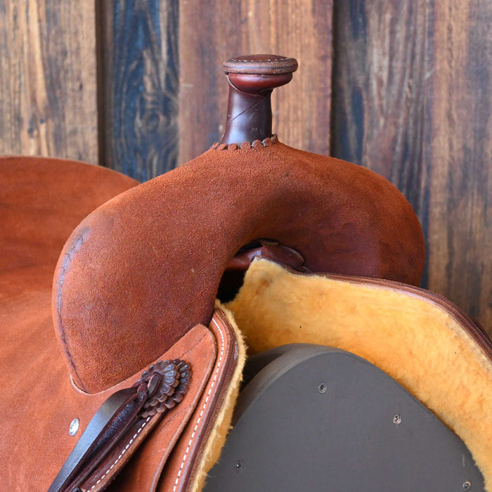 15.5" JEFF SMITH BUSTER WELCH RANCH CUTTER SADDLE