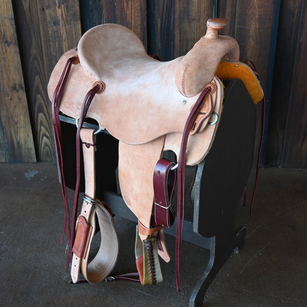 15.5" TESKEY'S STRIP DOWN RANCH SADDLE Saddles Teskey's Saddlery