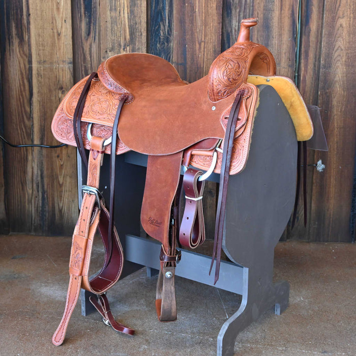 16.5" JEFF SMITH BUSTER WELCH RANCH CUTTER SADDLE