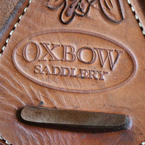 14" USED OXBOW ROPING SADDLE Saddles Oxbow Saddlery   