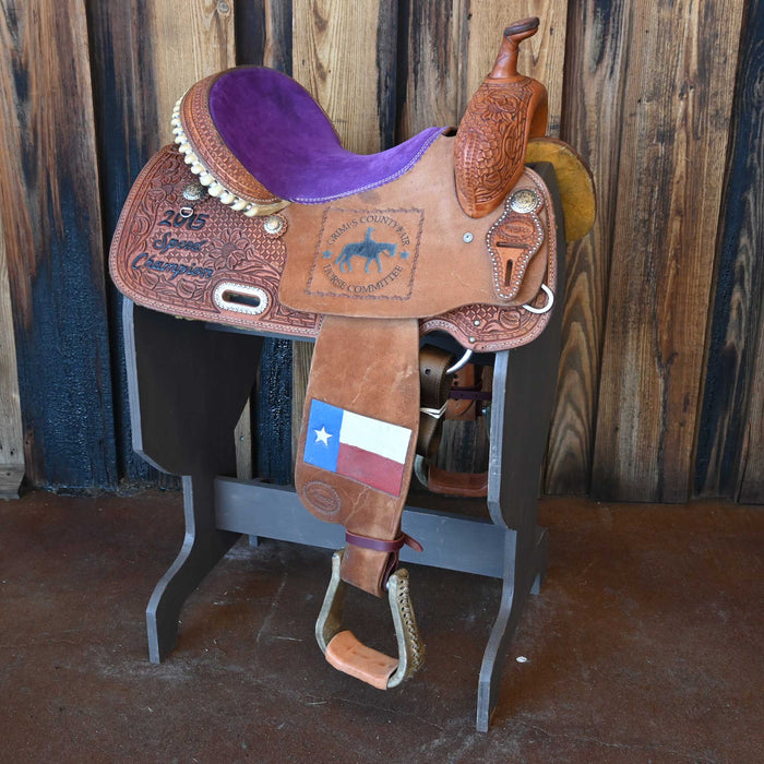 15" USED TESKEY'S BARREL SADDLE