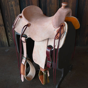 16" TESKEY'S STRIP DOWN RANCH SADDLE