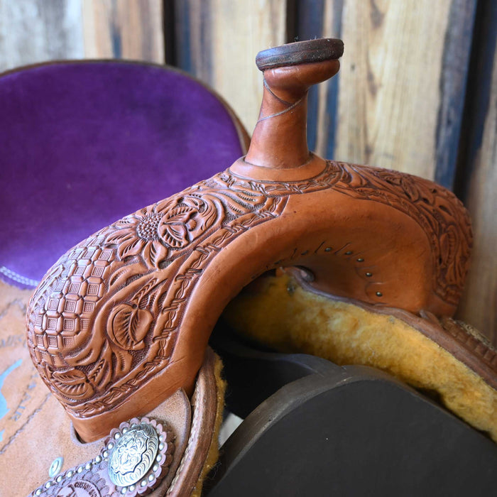 15" USED TESKEY'S BARREL SADDLE