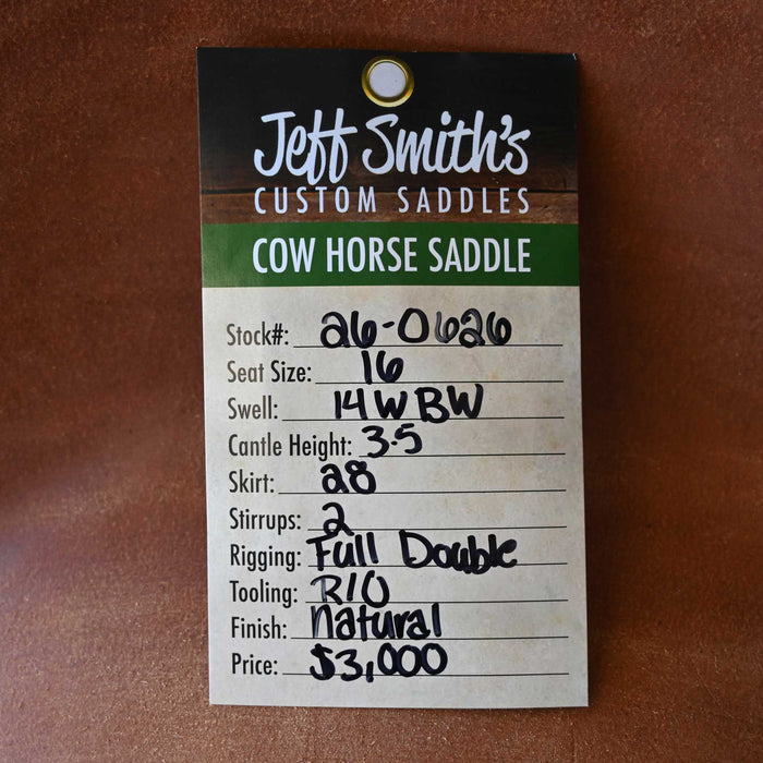 16" JEFF SMITH BUSTER WELCH COW HORSE SADDLE