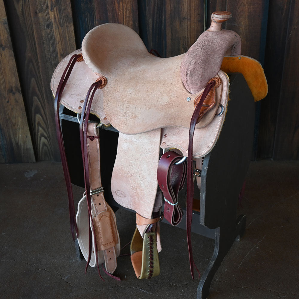 16" TESKEY'S STRIP DOWN RANCH SADDLE