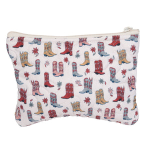 Daisy Boots Small Quilted Make Up Bag ACCESSORIES - Luggage & Travel - Cosmetic Bags Ida Mae Home