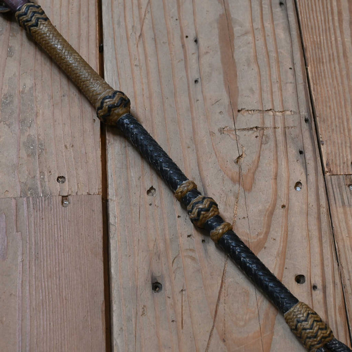 29" Fro Walden Braided Rawhide Quirt Tack - Whips, Crops & Quirts Fro Walden