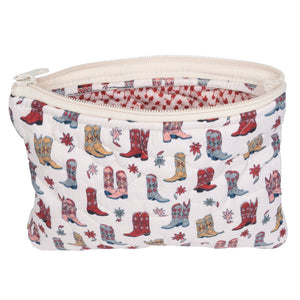 Daisy Boots Small Quilted Make Up Bag ACCESSORIES - Luggage & Travel - Cosmetic Bags Ida Mae Home