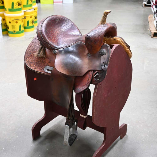 14" USED PRO RIDER BY JERRY BETHUNE BARREL SADDLE Saddles - Used Jerry Bethune