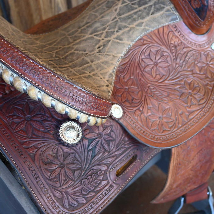 14" USED CORRIENTE BARREL SADDLE