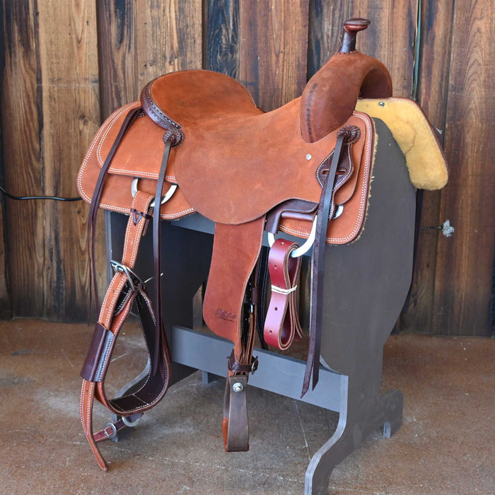 16.5" JEFF SMITH BUSTER WELCH RANCH CUTTER SADDLE