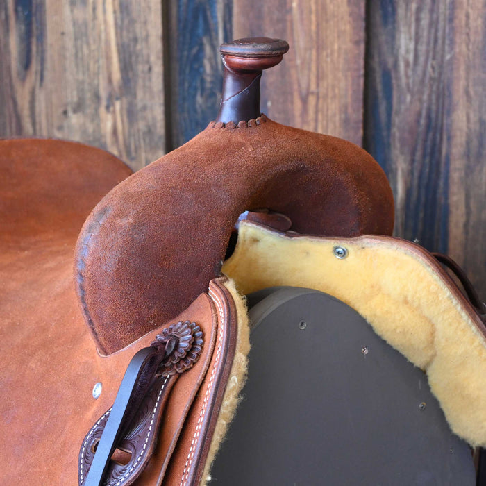 16.5" JEFF SMITH BUSTER WELCH RANCH CUTTER SADDLE