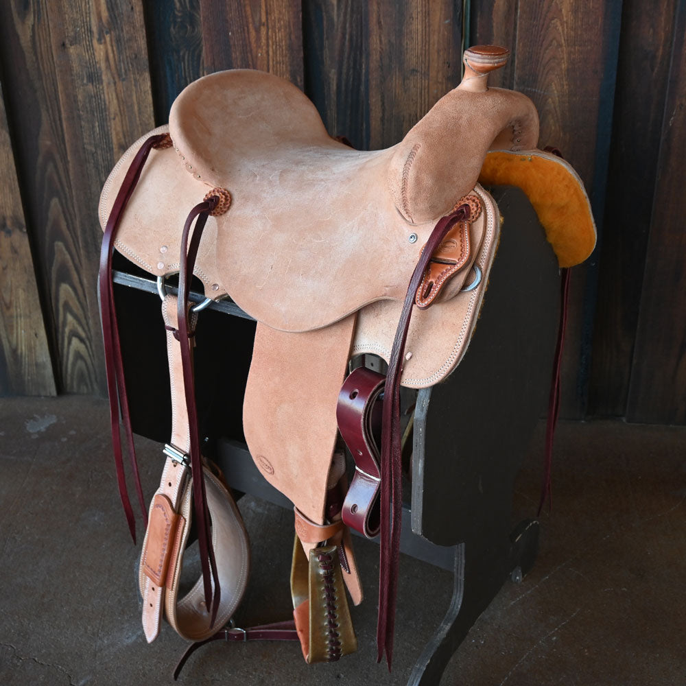 16" TESKEY'S STRIP DOWN RANCH SADDLE