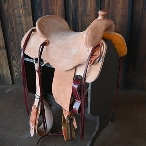 16" TESKEY'S STRIP DOWN RANCH SADDLE Saddles Teskey's Saddlery