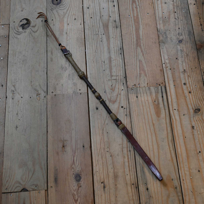 30" Fro Walden Braided Rawhide Quirt Tack - Whips, Crops & Quirts misc