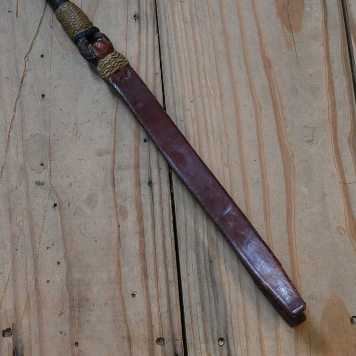 30" Fro Walden Braided Rawhide Quirt Tack - Whips, Crops & Quirts misc