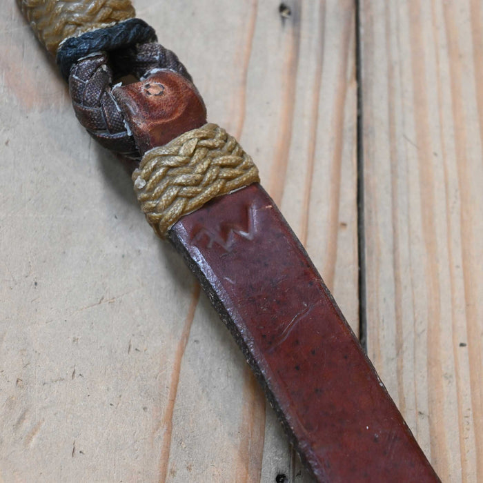 30" Fro Walden Braided Rawhide Quirt Tack - Whips, Crops & Quirts misc