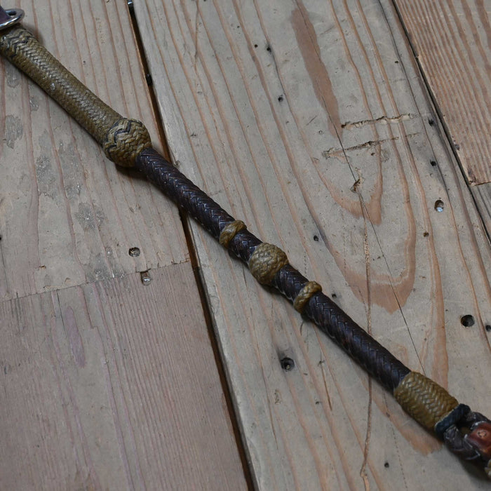 30" Fro Walden Braided Rawhide Quirt Tack - Whips, Crops & Quirts misc