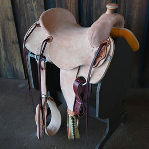 16" TESKEY'S STRIP DOWN RANCH SADDLE