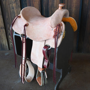 16" TESKEY'S STRIP DOWN RANCH SADDLE Saddles Teskey's Saddlery