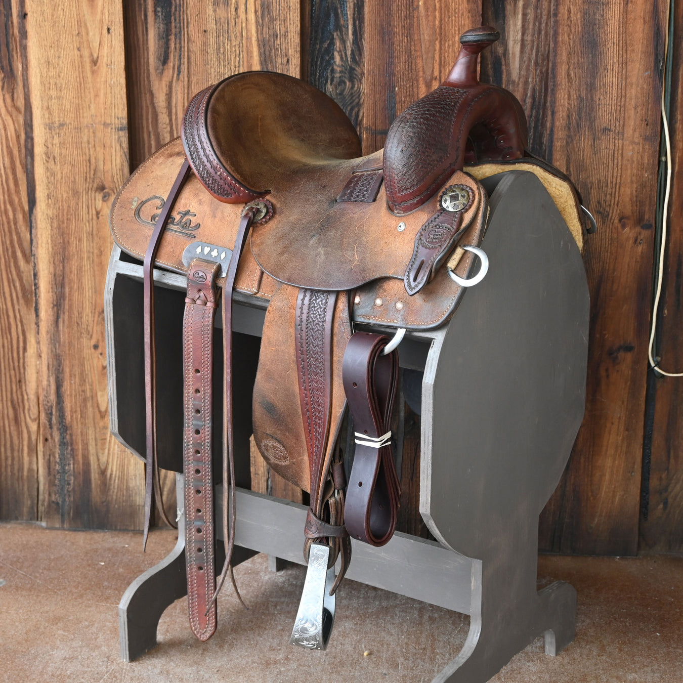 13" USED COATS BARREL SADDLE Saddles - Used Coats Saddlery