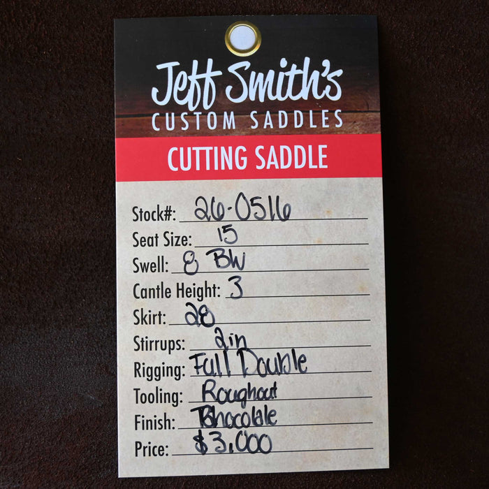 15" JEFF SMITH BUSTER WELCH CUTTING SADDLE