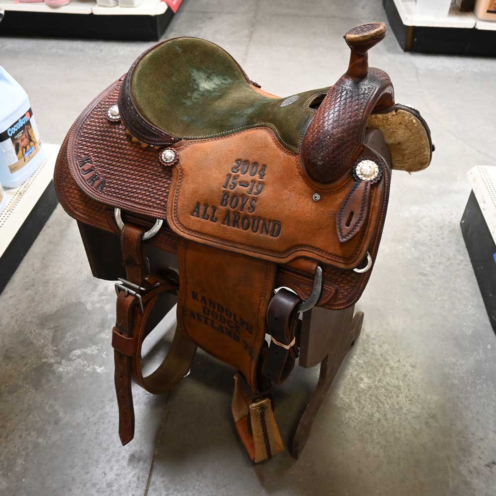 15" USED MARTIN ROPING SADDLE Saddles Martin Saddlery   