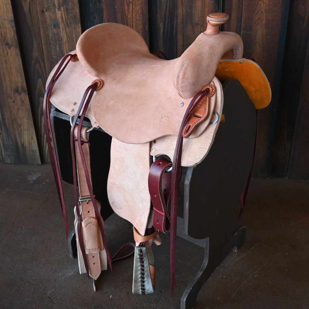 16" TESKEY'S STRIP DOWN RANCH SADDLE