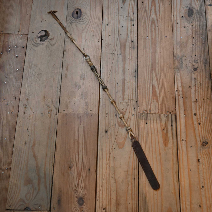 26 1/2" Levi Jones Braided Rawhide Quirt Tack - Whips, Crops & Quirts Levi Jones