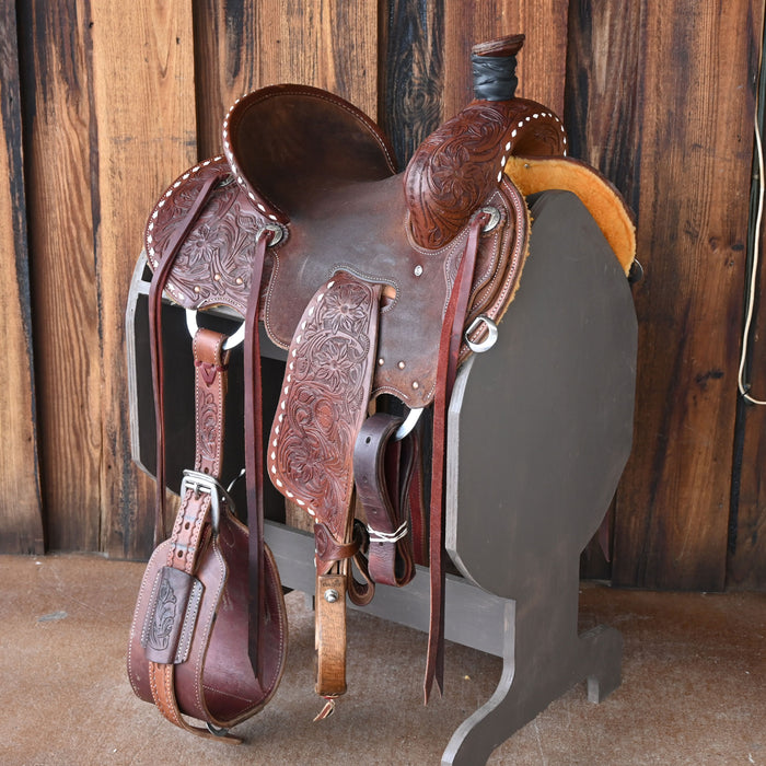 13.5" USED JEFF SMITH COWBOY SADDLE