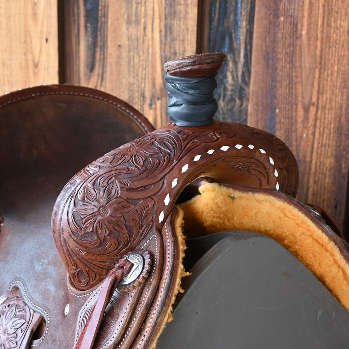 13.5" USED JEFF SMITH COWBOY SADDLE