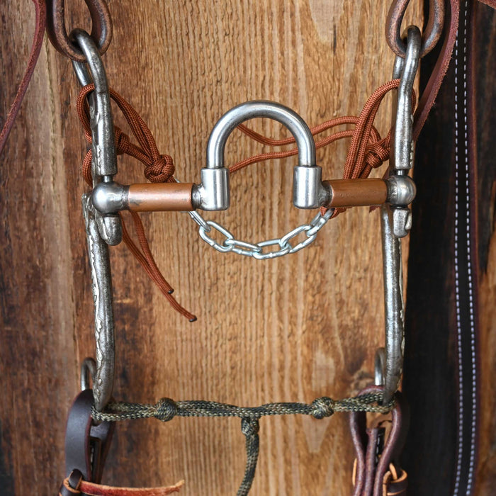 Kerry Kelley Silver Mounted 7 Correction Bridle Rig w/Split Ear Headstall