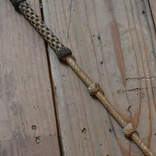 26 1/2" Levi Jones Braided Rawhide Quirt Tack - Whips, Crops & Quirts Levi Jones