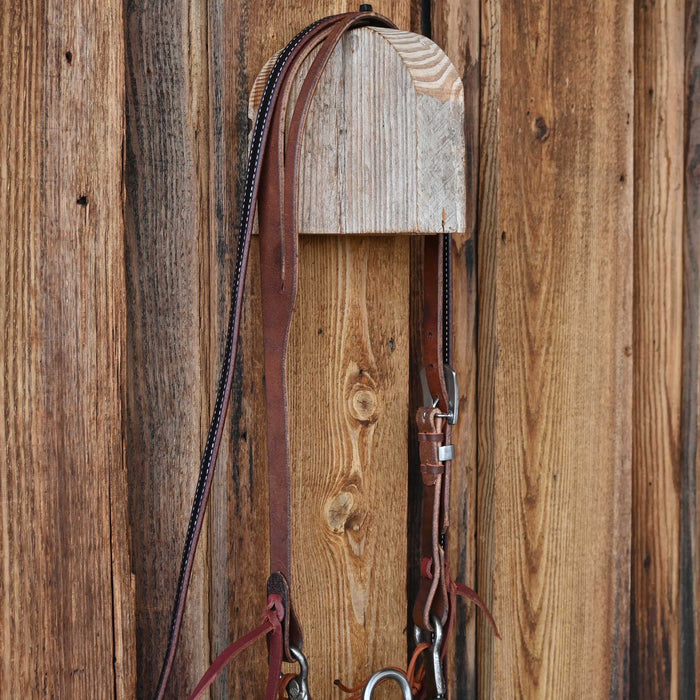 Kerry Kelley Silver Mounted 7 Correction Bridle Rig w/Split Ear Headstall
