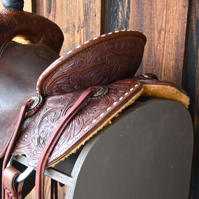 13.5" USED JEFF SMITH COWBOY SADDLE