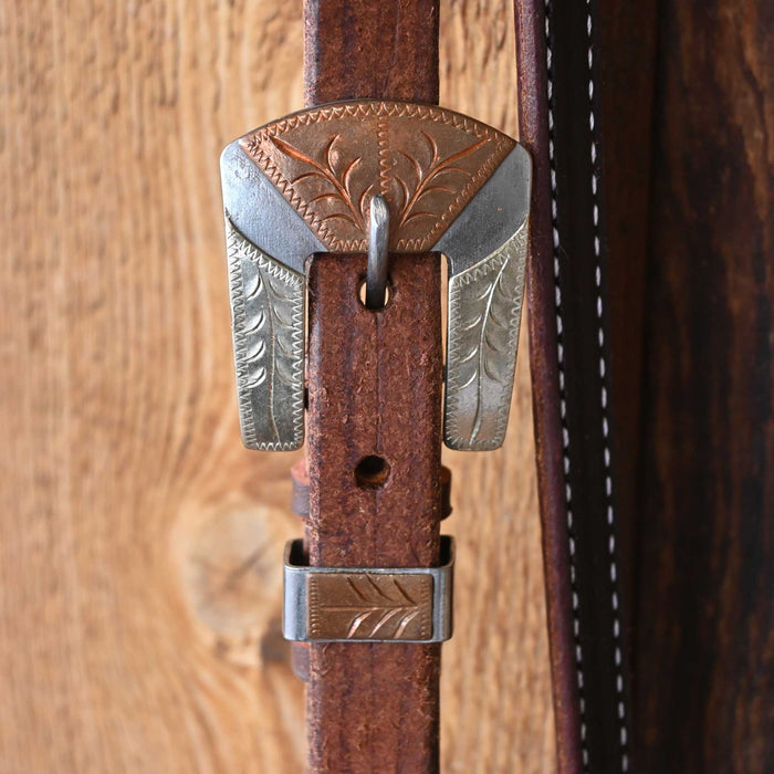 Kerry Kelley Silver Mounted 7 Correction Bridle Rig w/Split Ear Headstall
