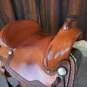 16" USED CIRCLE Y REINING SADDLE Saddles Circle Y Saddlery   