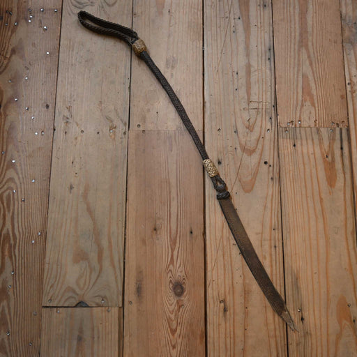 30 1/2" Braided Leather Quirt Tack - Whips, Crops & Quirts MISC