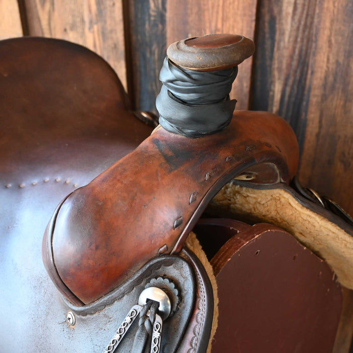 15.5" USED RICHARD OLIVER RANCH SADDLE