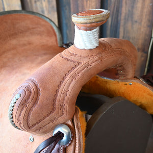 16" TESKEY'S RANCH ASSOCIATION SADDLE Saddles TESKEY'S SADDLERY LLC