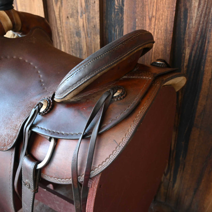 15.5" USED RICHARD OLIVER RANCH SADDLE