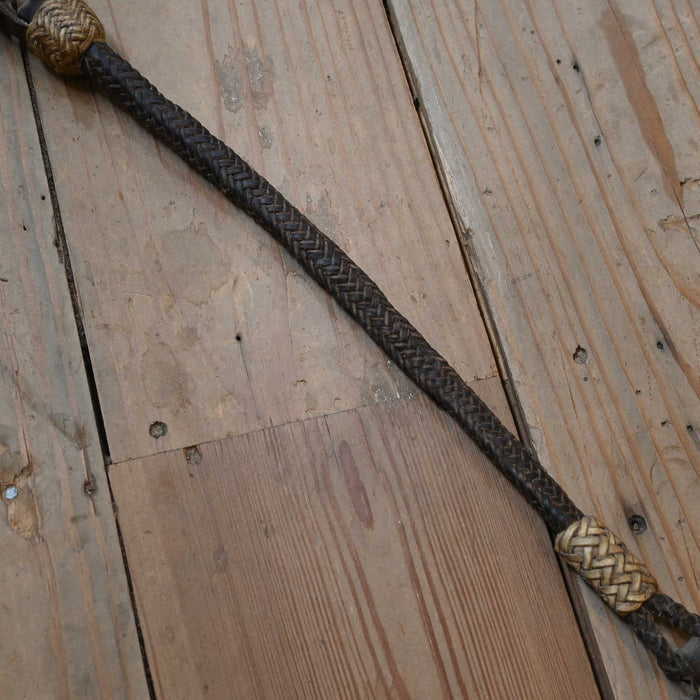 30 1/2" Braided Leather Quirt Tack - Whips, Crops & Quirts MISC